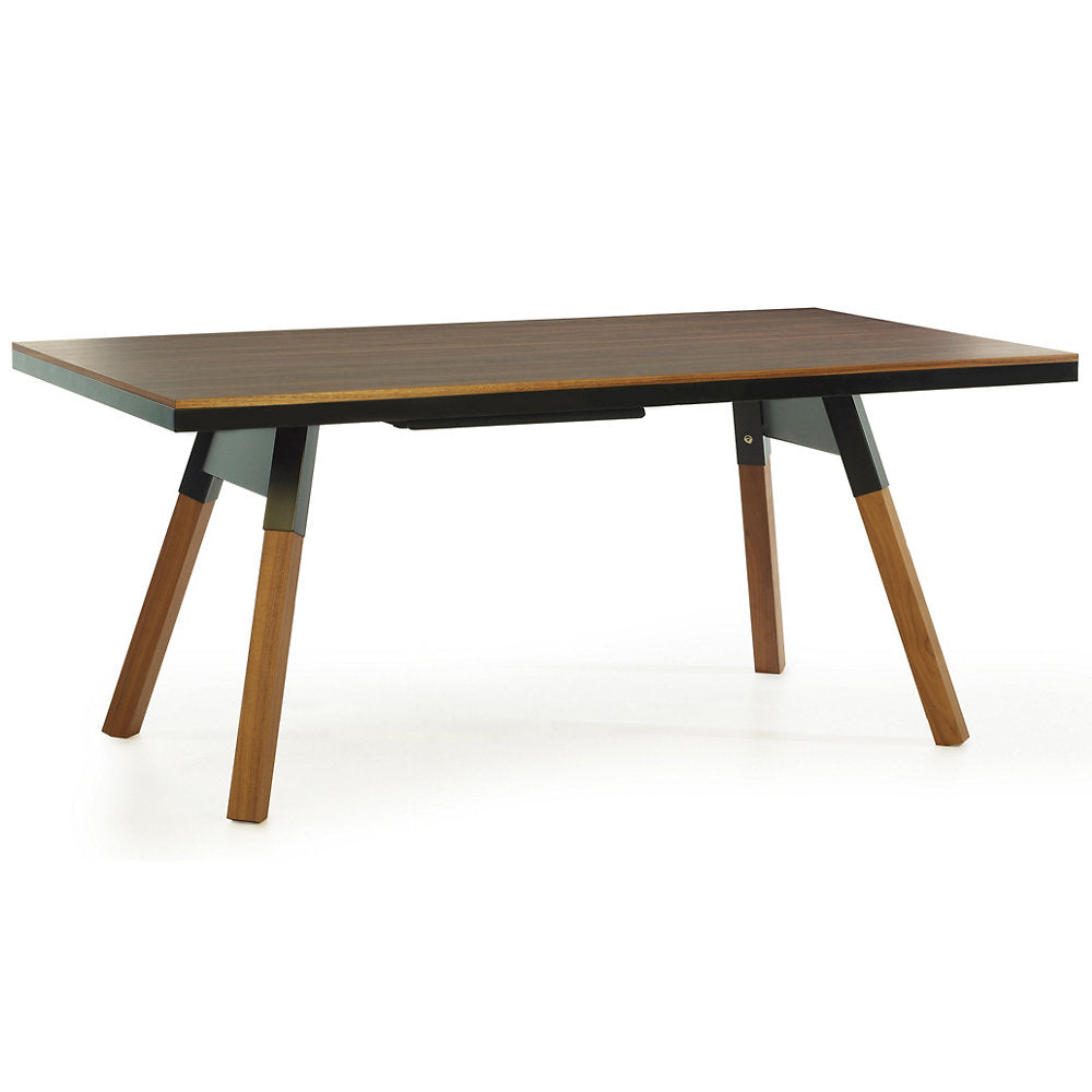 You and Me Walnut Ping Pong Table