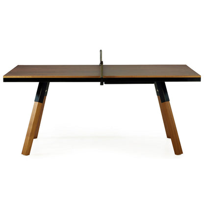 You and Me Walnut Ping Pong Table