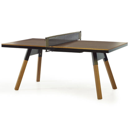 You and Me Walnut Ping Pong Table