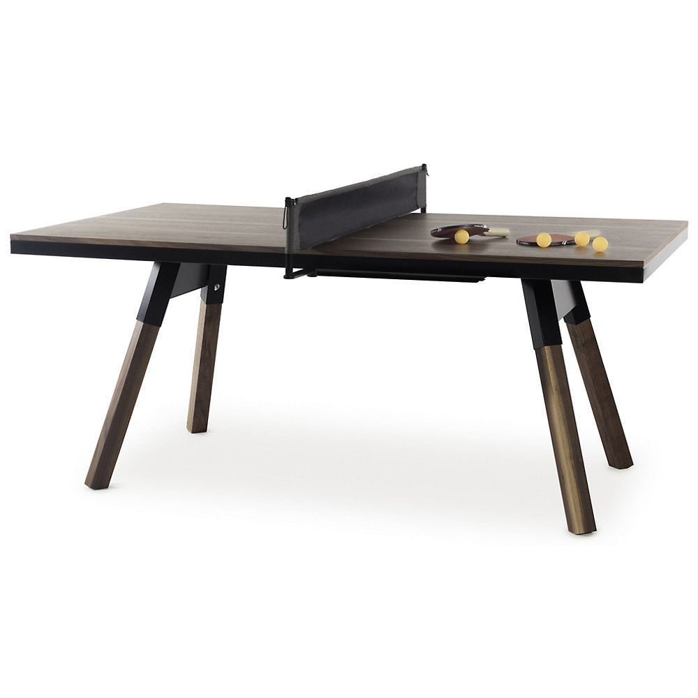 You and Me Walnut Ping Pong Table
