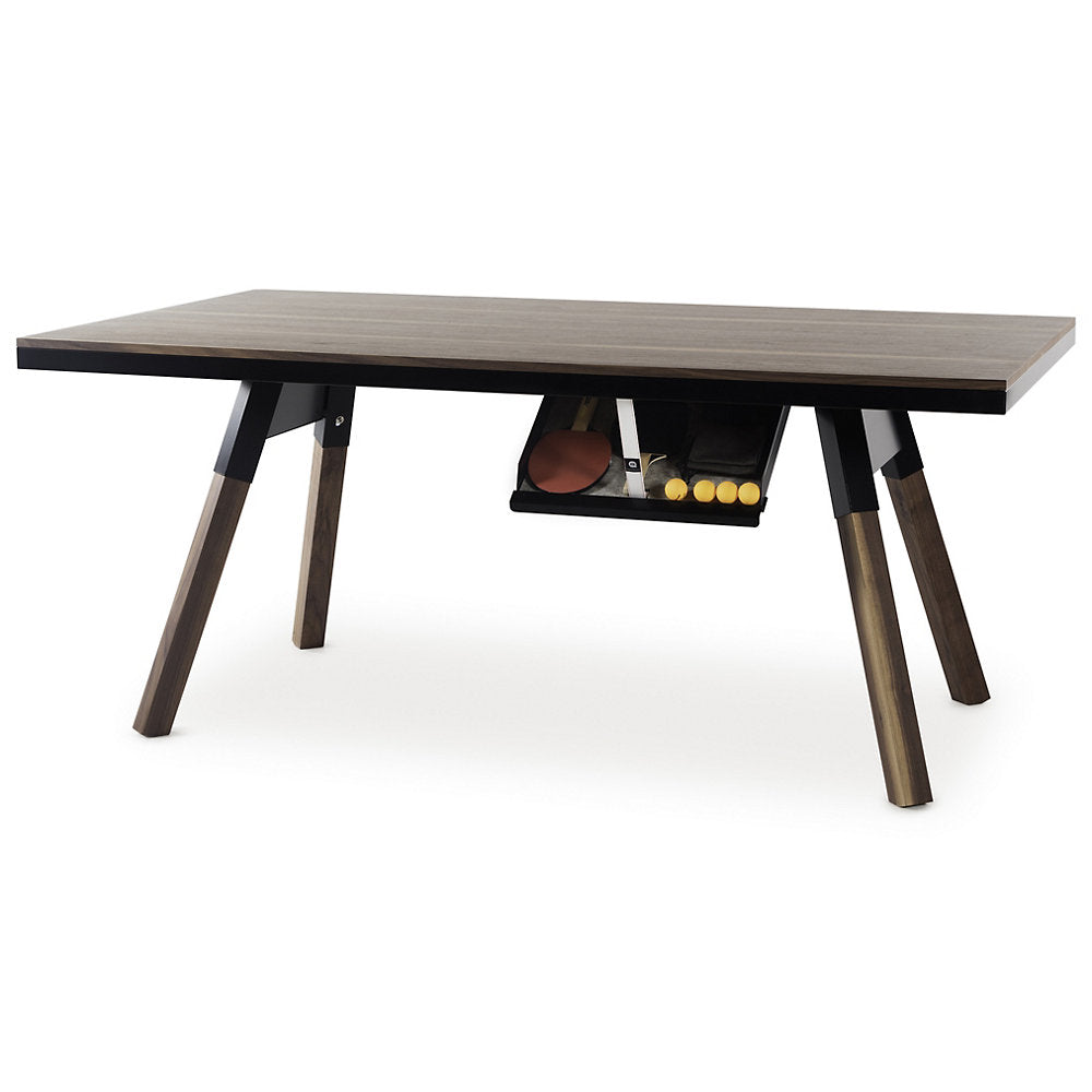 You and Me Walnut Ping Pong Table