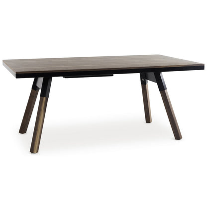 You and Me Walnut Ping Pong Table