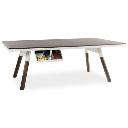 You and Me Walnut Ping Pong Table