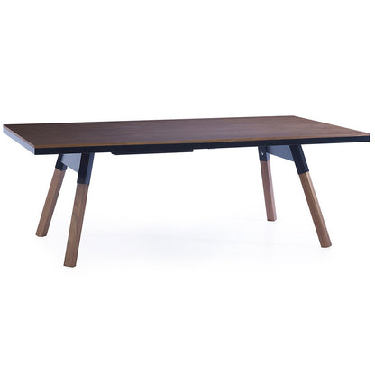 You and Me Walnut Ping Pong Table