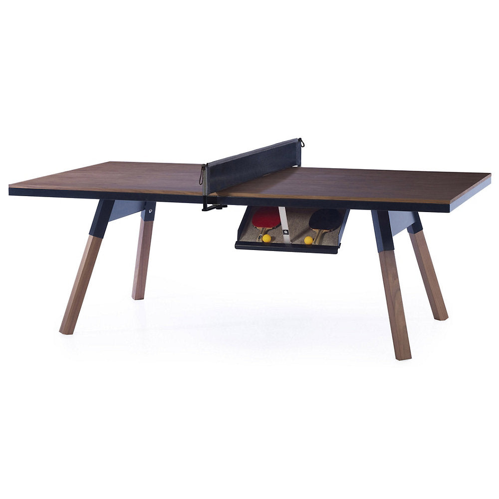 You and Me Walnut Ping Pong Table
