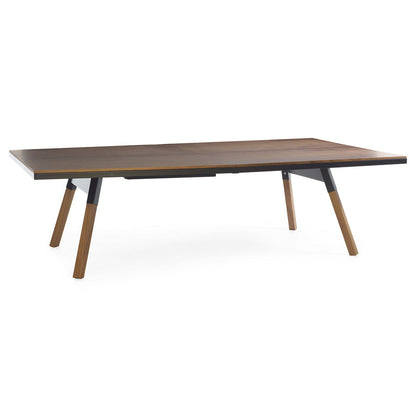 You and Me Walnut Ping Pong Table