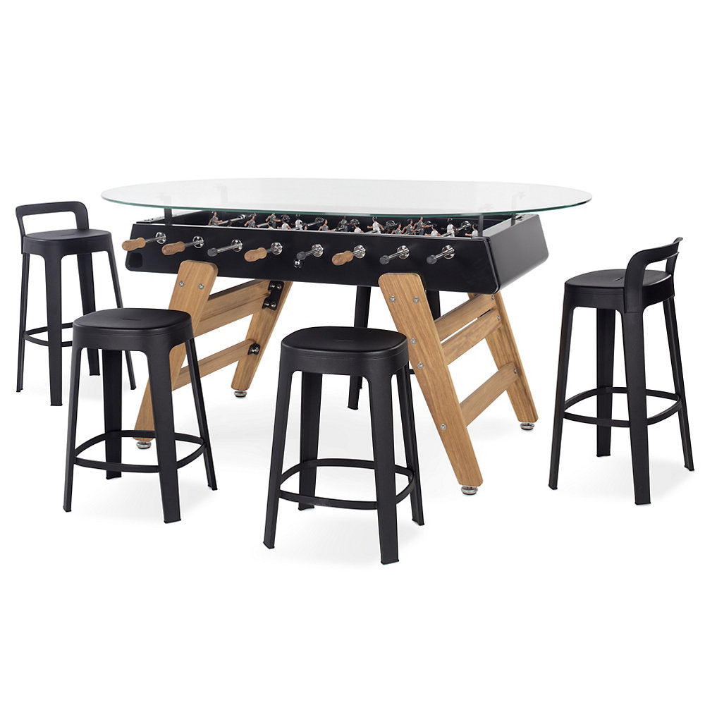 RS3 Wood Oval Dining Foosball Table