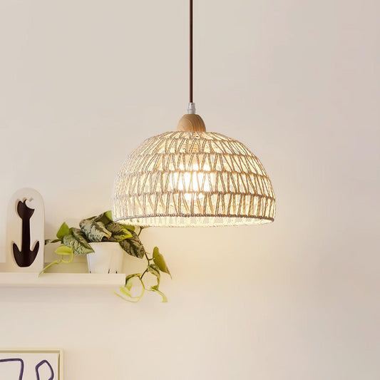 Rattan Arch Pendant Lamp