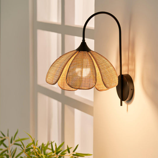 Rattan Petal Wall Lamp Wall lamp