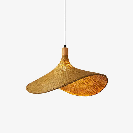 Rattan Weave Hat Pendant Light pendant Lamp