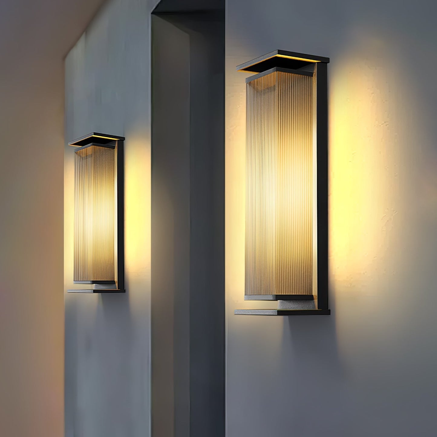 Rectangular Box Outdoor Wall Lamp Outdoor Lighting