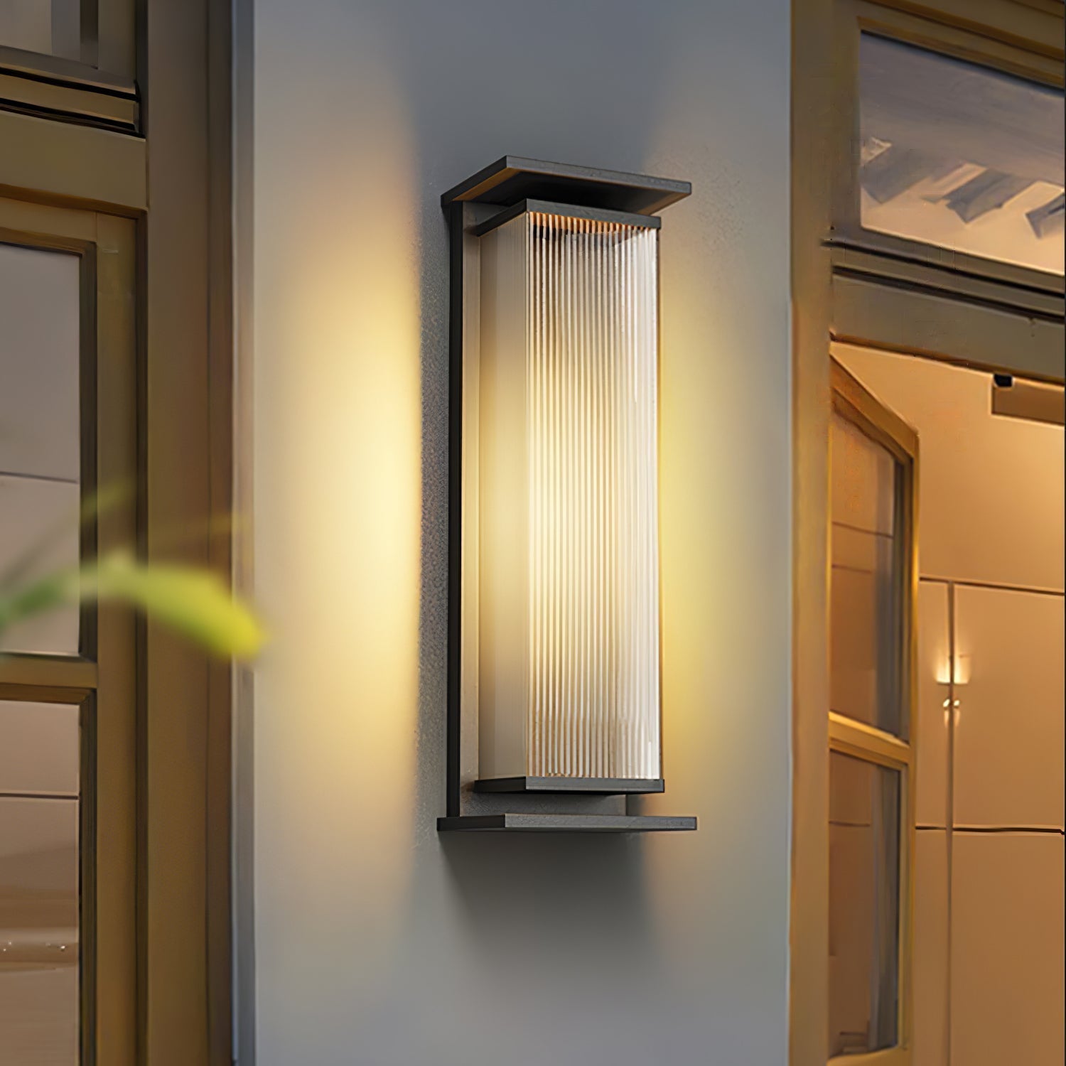 Rectangular Box Outdoor Wall Lamp Outdoor Lighting