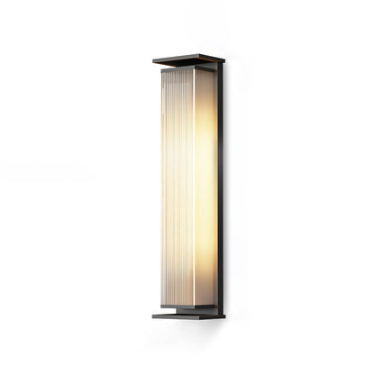 Rectangular Box Solar Outdoor Wall Lamp Outdoor Lighting