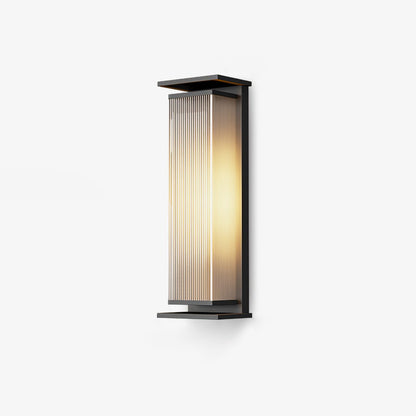 Rectangular Box Solar Outdoor Wall Lamp Outdoor Lighting