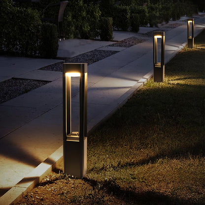 Rectangular Column Garden Light