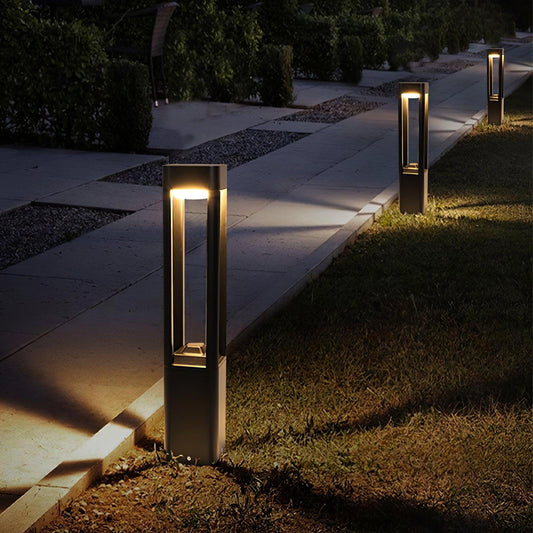 Rectangular Column Garden Outdoor Light Table lamp