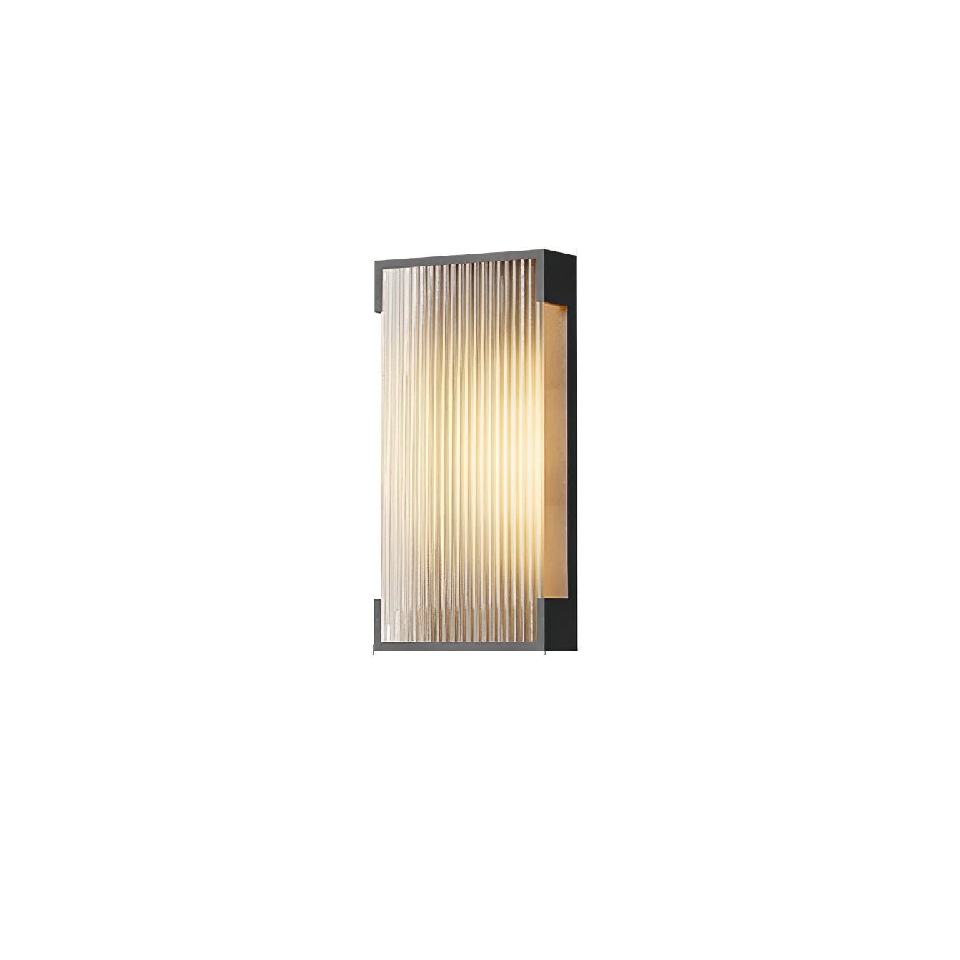 Rectangular Outdoor Wall Light L 5.9″ x H 13.8″ x Depth 2″ / Warm Light / Single Outdoor Lighting