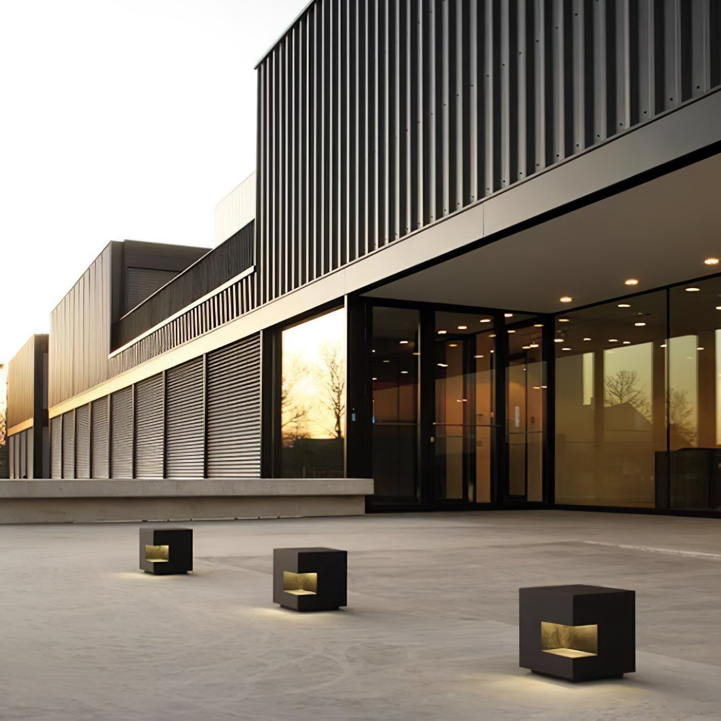 Regular Cube Post Outdoor Light Table lamp
