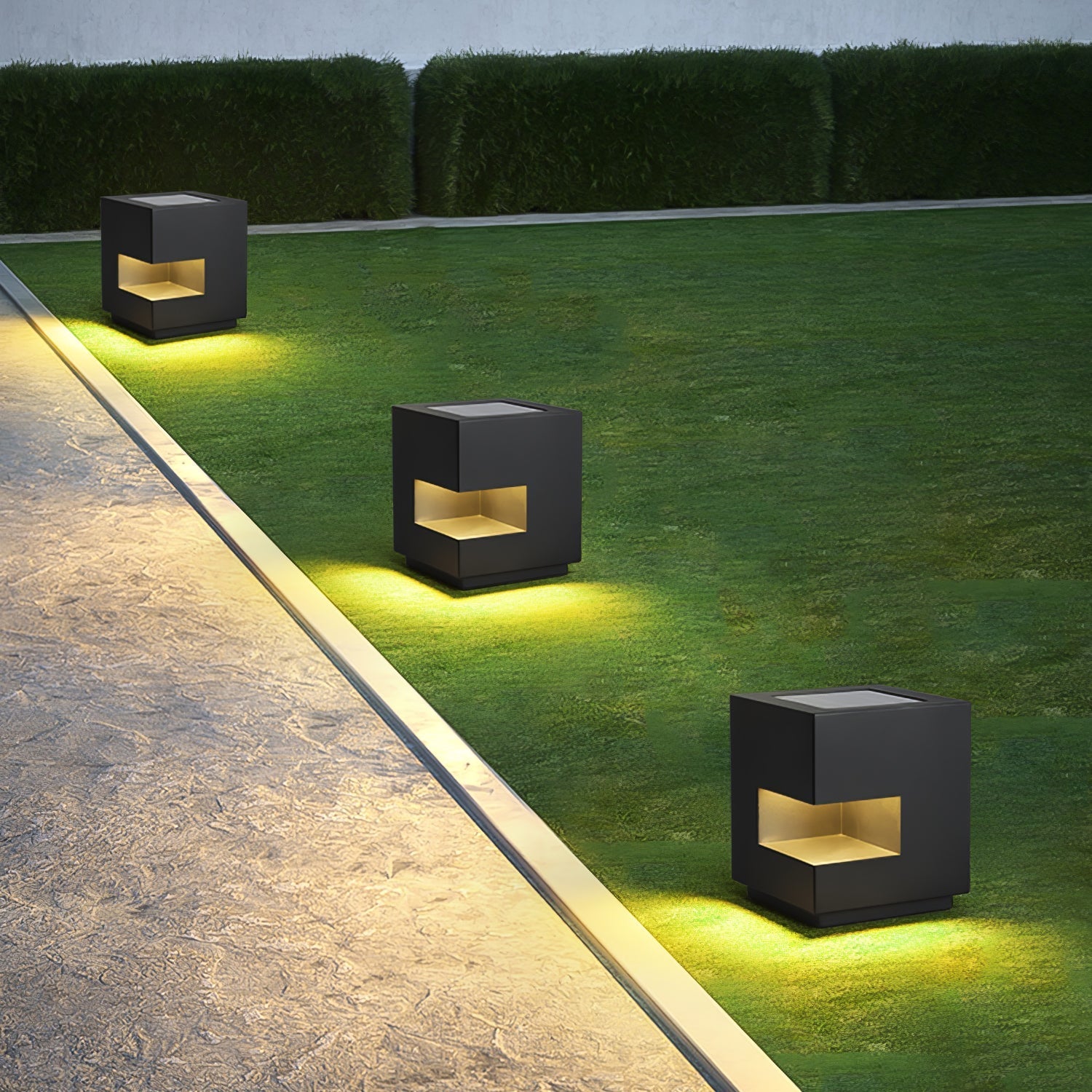 Regular Cube Post Outdoor Light Table lamp