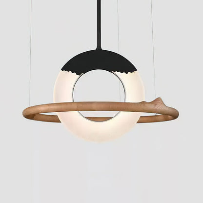 Reincarnation Pendant Lamp ∅ 39.4 x H 43.3’’ / Wood Color / Warm Light Pendant light