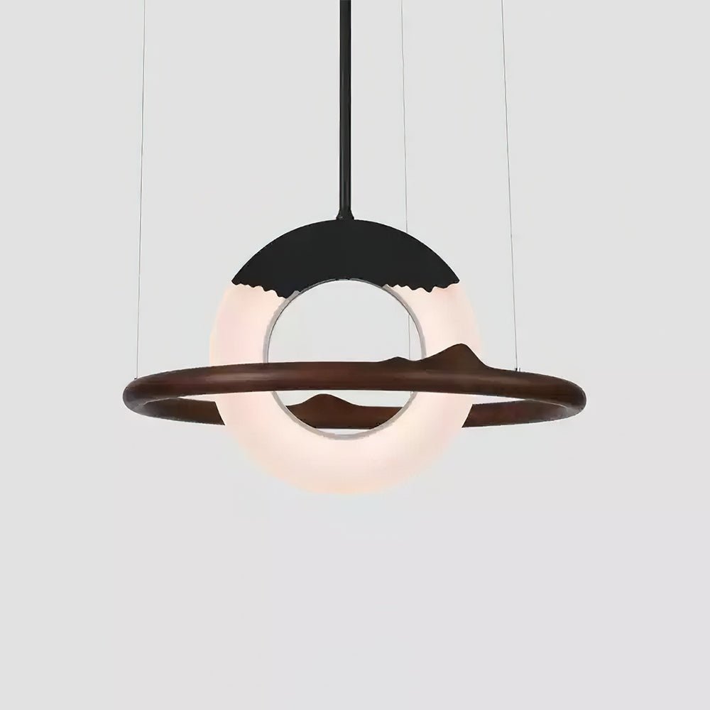 Reincarnation Pendant Lamp ∅ 31.5 x H 43.3’’ / Walnut Color / Warm Light Pendant light