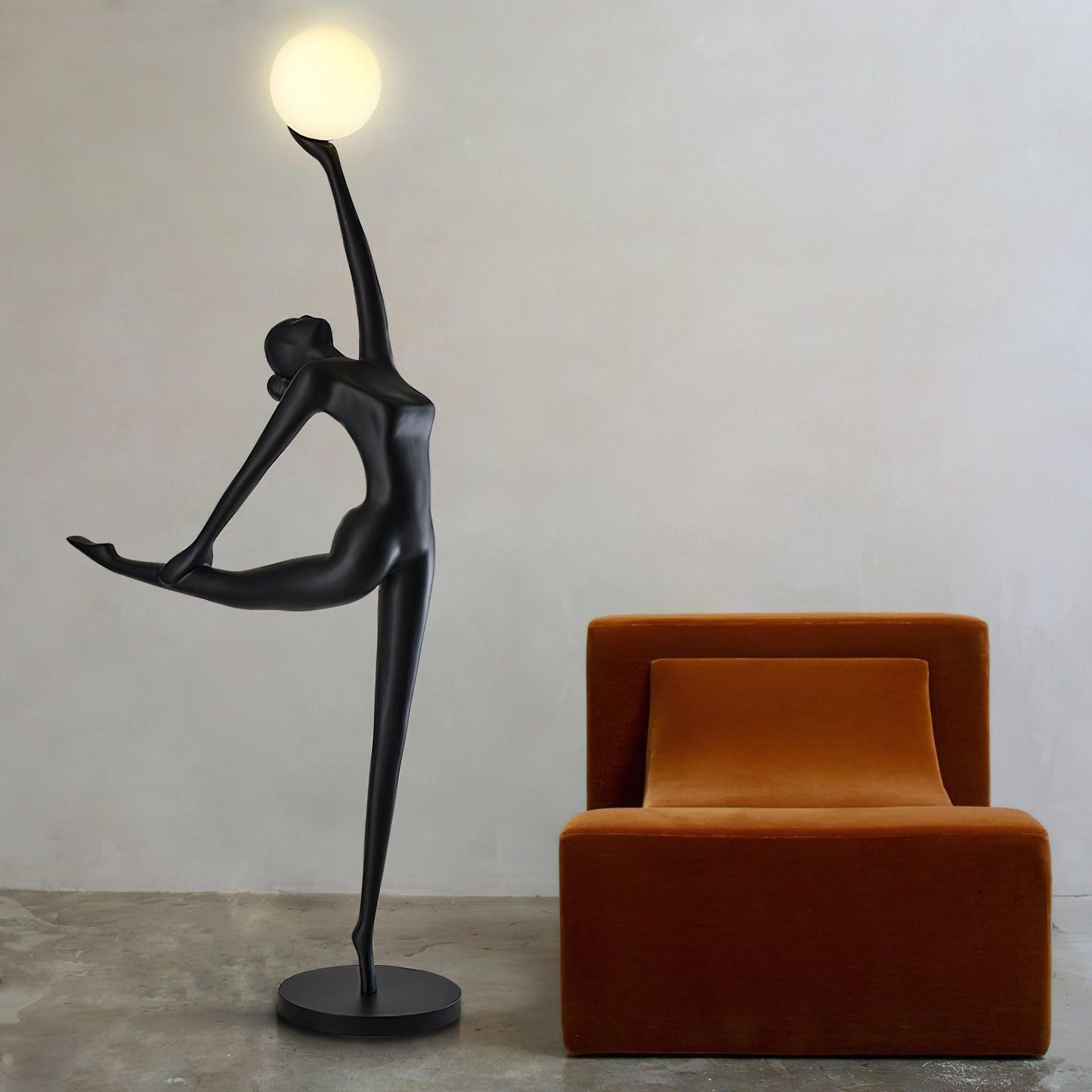 Rhythmic Gymnast Sculpture Floor Lamp Floor lamp