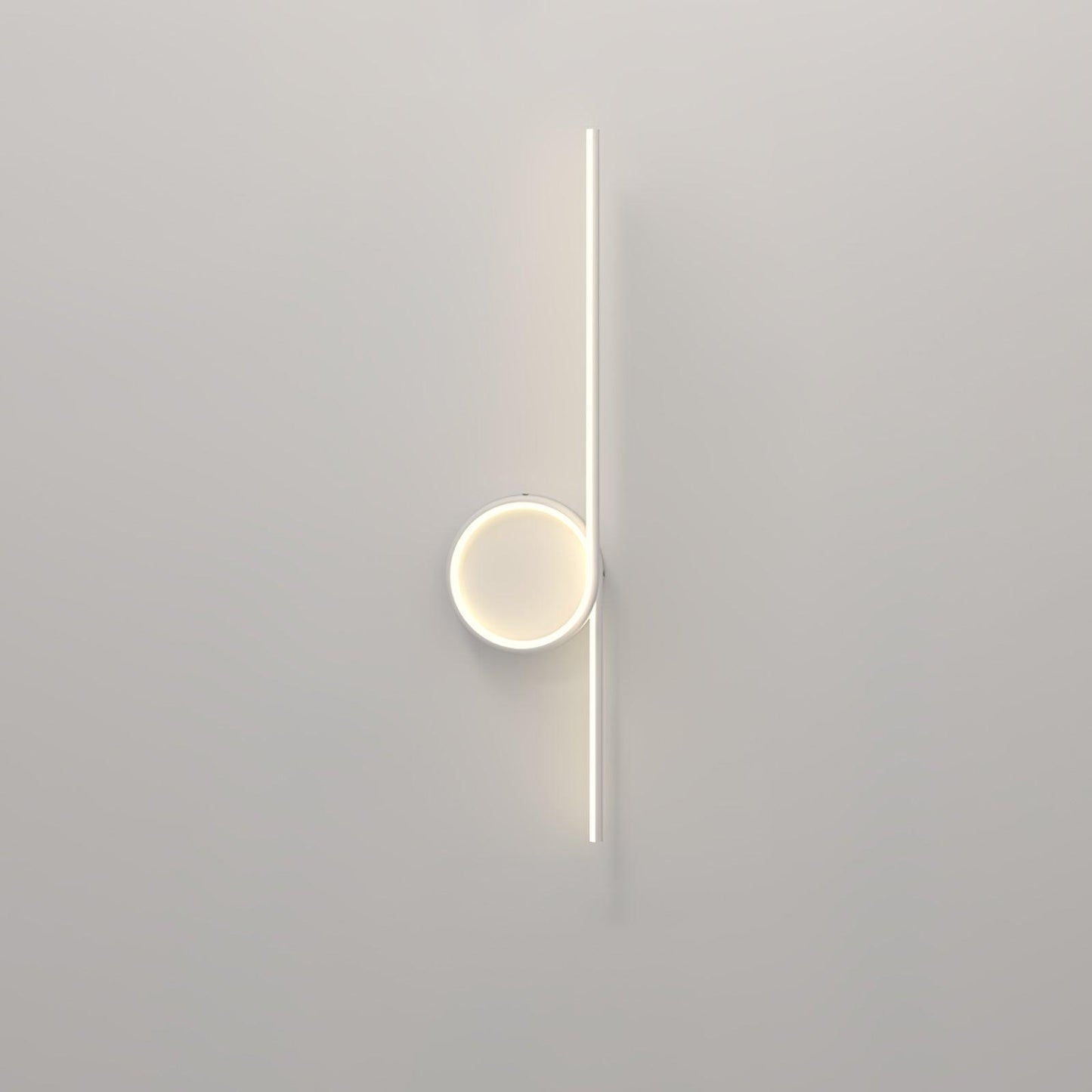 Rhythmic Line Wall Light 1 ring ∅ 23.6″ x H 7.1″ / Dia 60cm x H 18cm / White / Three-Color Changing Light Wall lamp