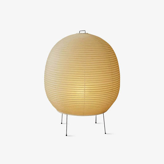 Rice Paper Lantern Table Lamp ∅ 17.7″ x H 23.6″ / White / US Plug Table lamp
