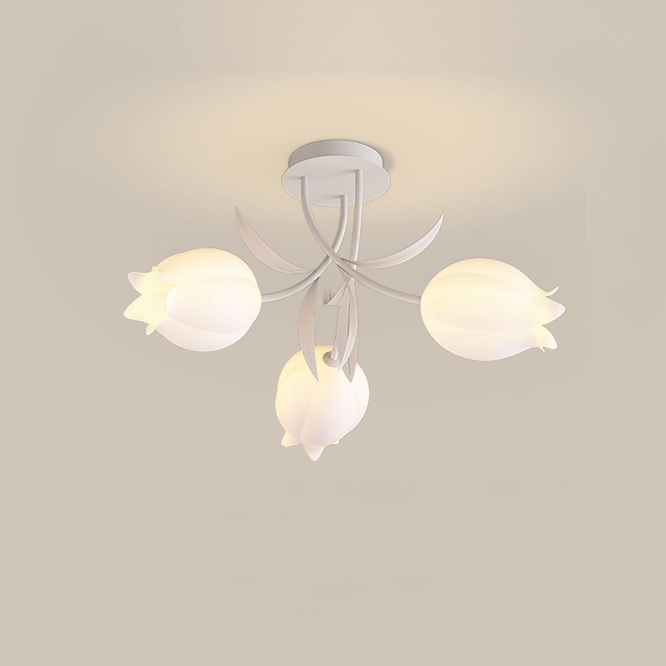 Ricko Ceiling Light 3 Heads ∅ 21.6″ x H 12.9″ / White