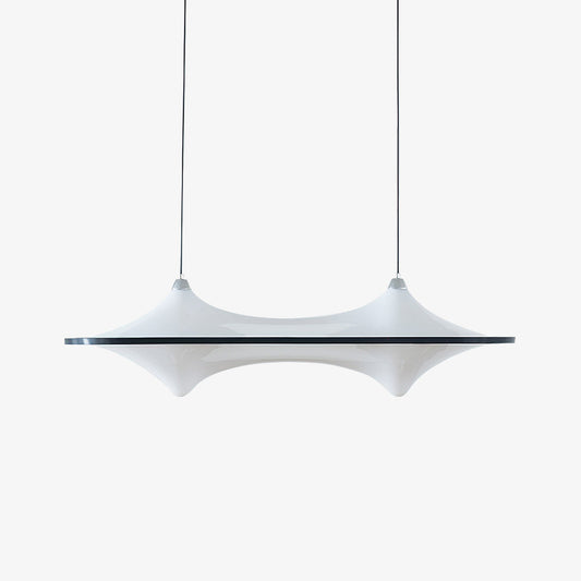Rilke Pendant Lamp L 42.9″ x H 10.6″ / L 109cm x H 27cm / White & Black Pendant light