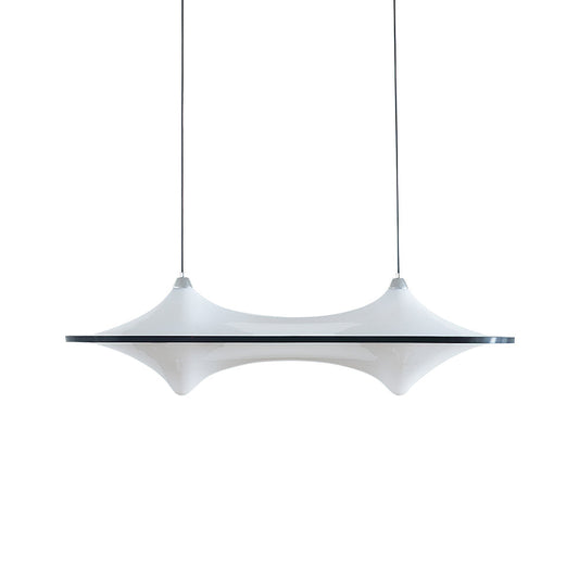 Rilke Pendant Lamp L 42.9″ x H 10.6″ / L 109cm x H 27cm / White & Black Pendant light