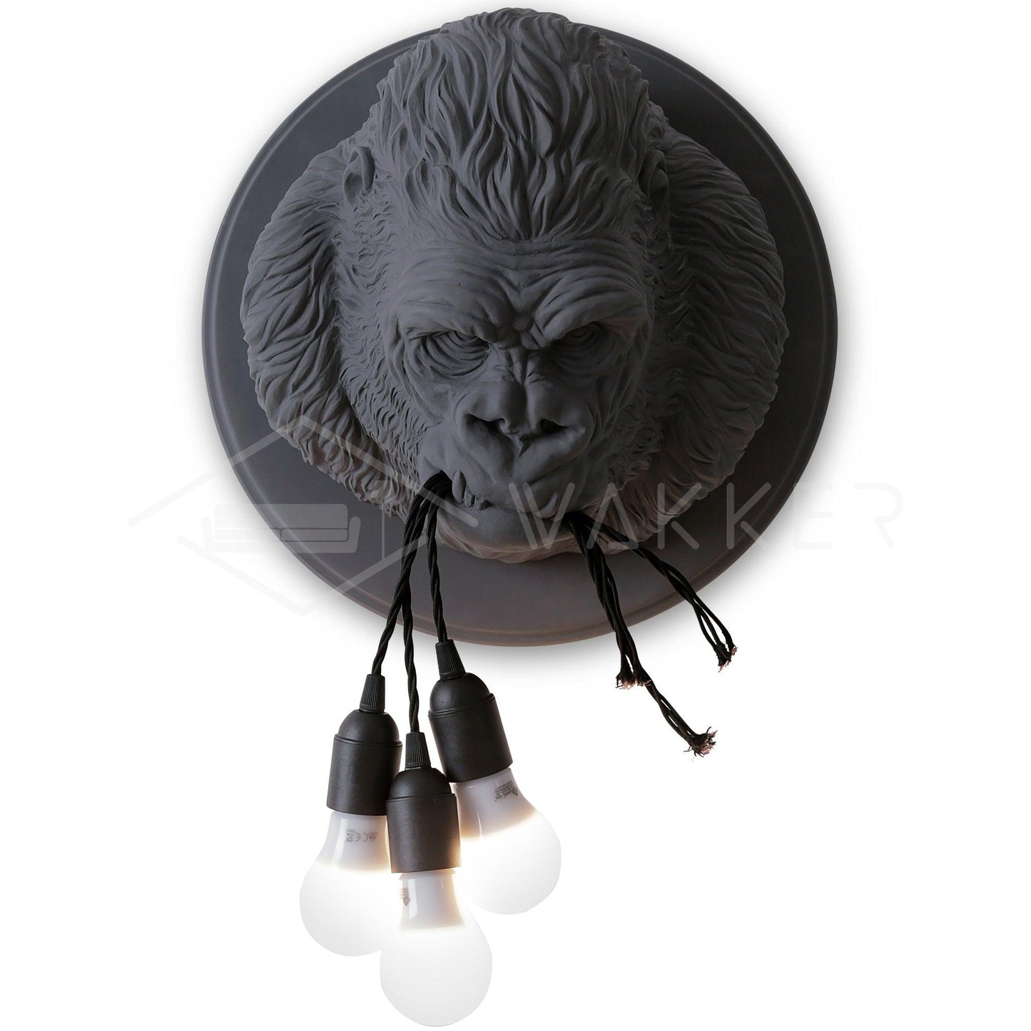 Rilla Wall Sconce ∅ 16″ / Dia 41cm / Matte Grey Wall lamp
