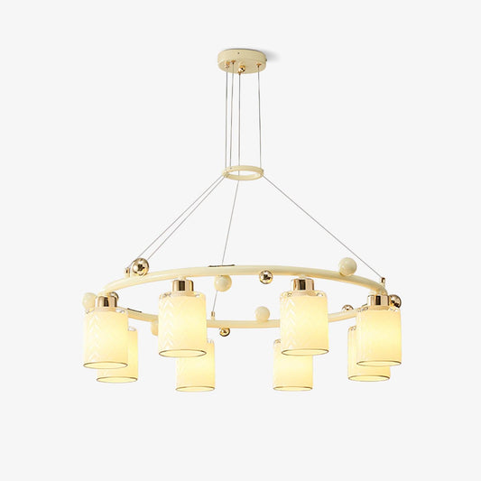 Ring Glass Cup Chandelier