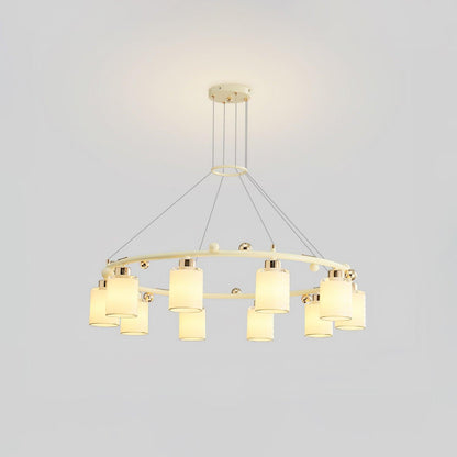 Ring Glass Cup Chandelier