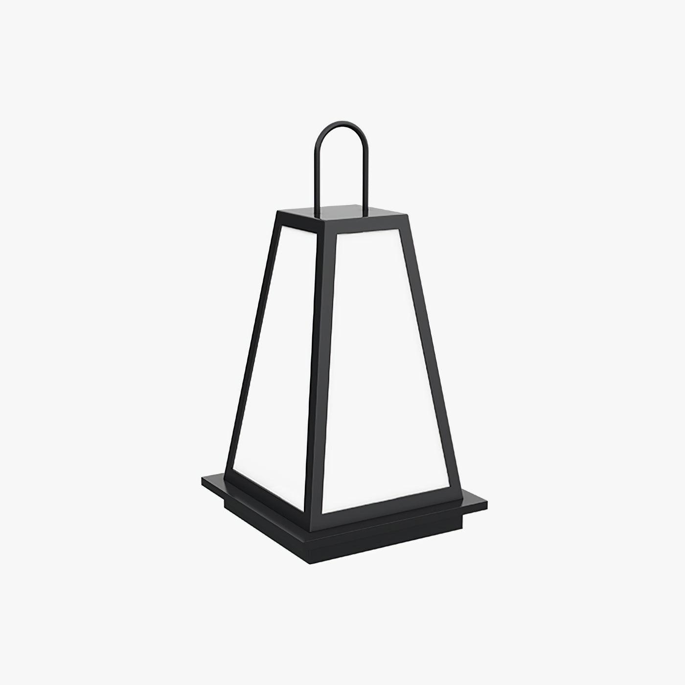 Roam Lantern Garden Outdoor Lamp ∅ 9.8″ x H 19.7″ / Dia 25cm x H 50cm / Black & White / Warm Light Table lamp