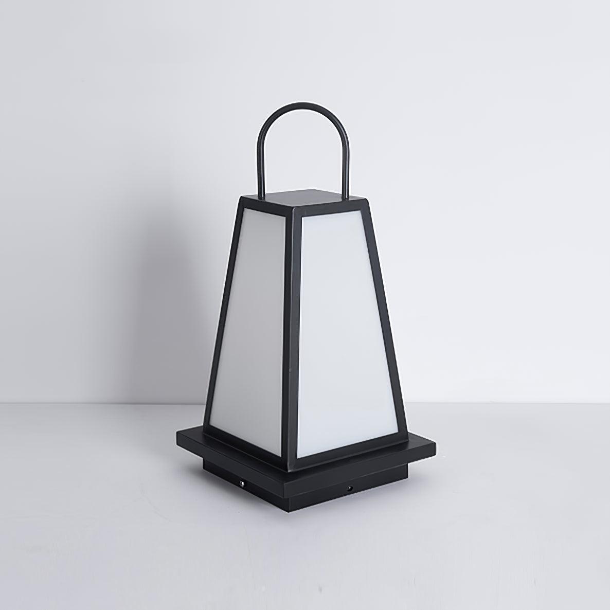 Roam Lantern Garden Outdoor Lamp ∅ 9.8″ x H 19.7″ / Dia 25cm x H 50cm / Black & White / Warm Light Table lamp