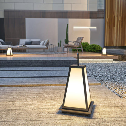 Roam Lantern Garden Outdoor Lamp ∅ 9.8″ x H 19.7″ / Dia 25cm x H 50cm / Black & White / Warm Light Table lamp