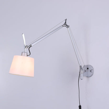 Rocker Modern Design Wall Lamp ∅ 7.9″ x H 9.4″ / Dia 20cm x H 24cm / Fog Silver Color & White / US Plug Wall lamp