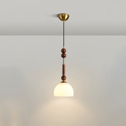 Roma Pendant Lamp Model B1: ∅ 7.1″ x H 16.9″ Pendant light
