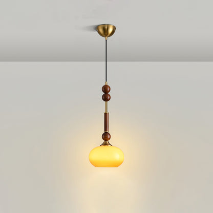 Roma Pendant Lamp Model A1: ∅ 7.1″ x H 16.9″ Pendant light