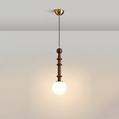 Roma Pendant Lamp Model C2: ∅ 7.1″ x H 16.9″ Pendant light