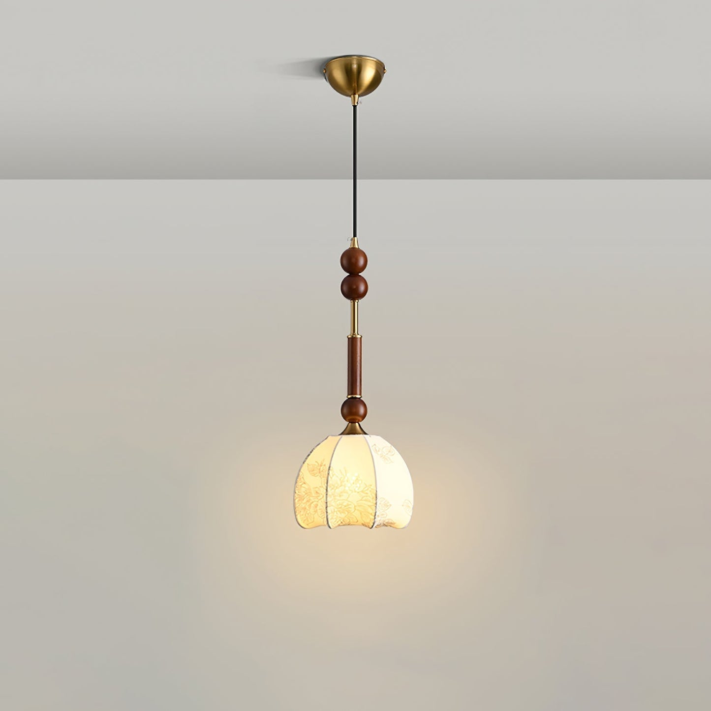 Roma Pendant Lamp Model D1: ∅ 7.9″ x H 17.7″ Pendant light