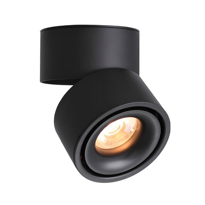 Rotatable Spotlight Ceiling Light ∅ 3.9″ x H 3.9″ / Black / Warm Light Ceiling lamp