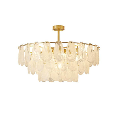 Round Cloud Glass Pendant Light