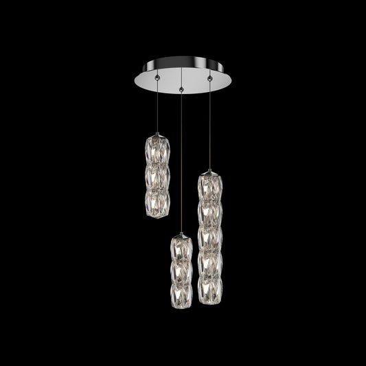 Schonbek Verve 3-Light Round Multi-Light Pendant