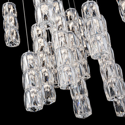 Schonbek Verve 13-Light Square Multi-Light Pendant