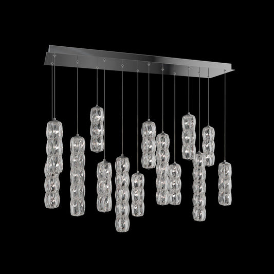 Schonbek Verve 14-Light Linear Multi-Light Pendant