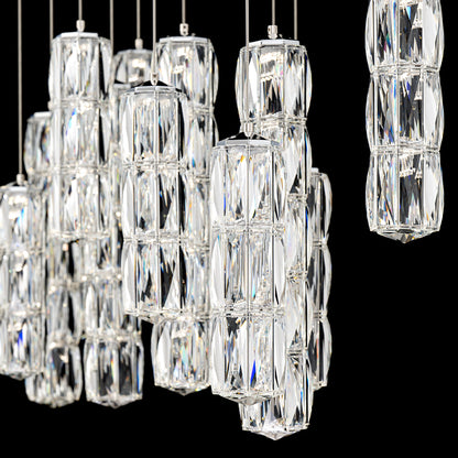 Schonbek Verve 14-Light Linear Multi-Light Pendant