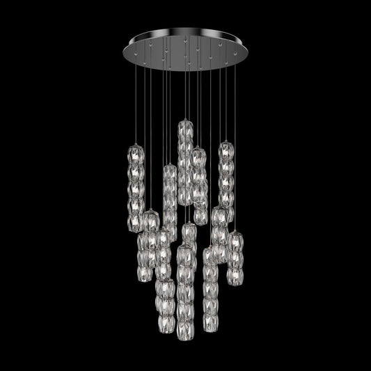 Schonbek Verve 15-Light Round Multi-Light Pendant