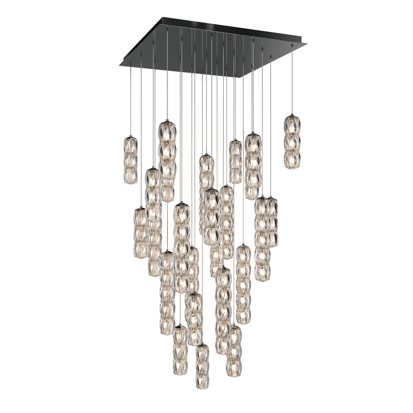 Schonbek Verve 25-Light Square Multi-Light Pendant
